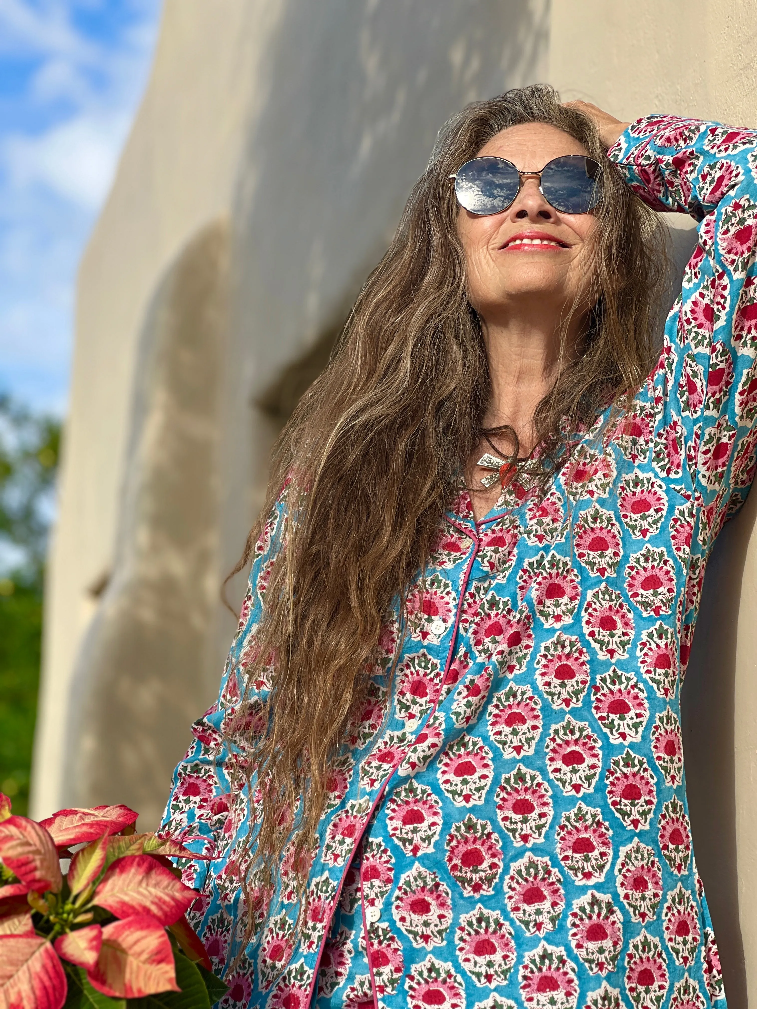 Sallie Floral Cotton Pajama Store Credit