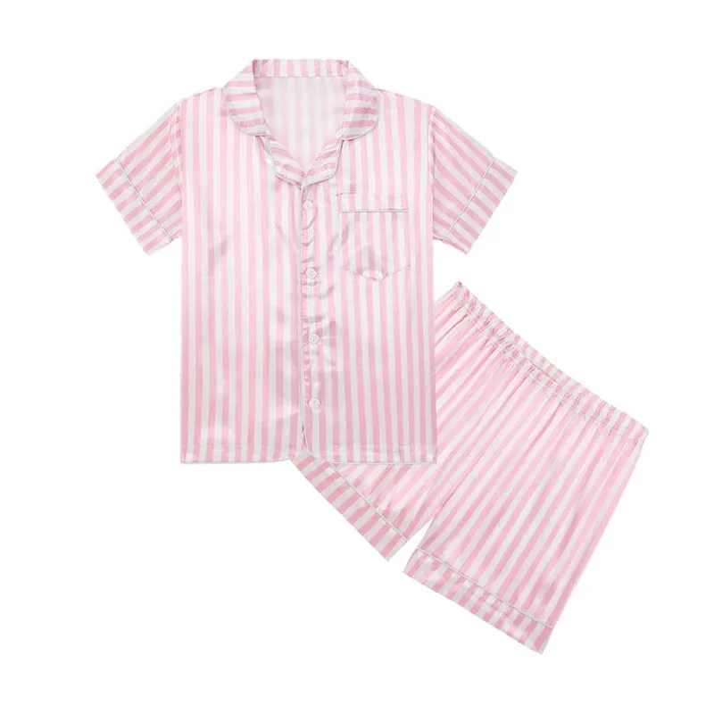Satin Printed Pajama Short Set