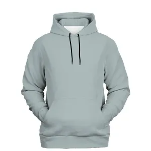 Shaded Pale Blue-Green Gray Hoodie | Unisex | with PLUS sizes | C10M0Y5K30