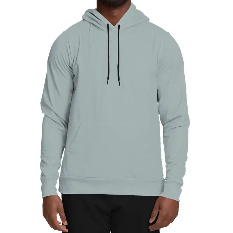 Shaded Pale Blue-Green Gray Hoodie | Unisex | with PLUS sizes | C10M0Y5K30