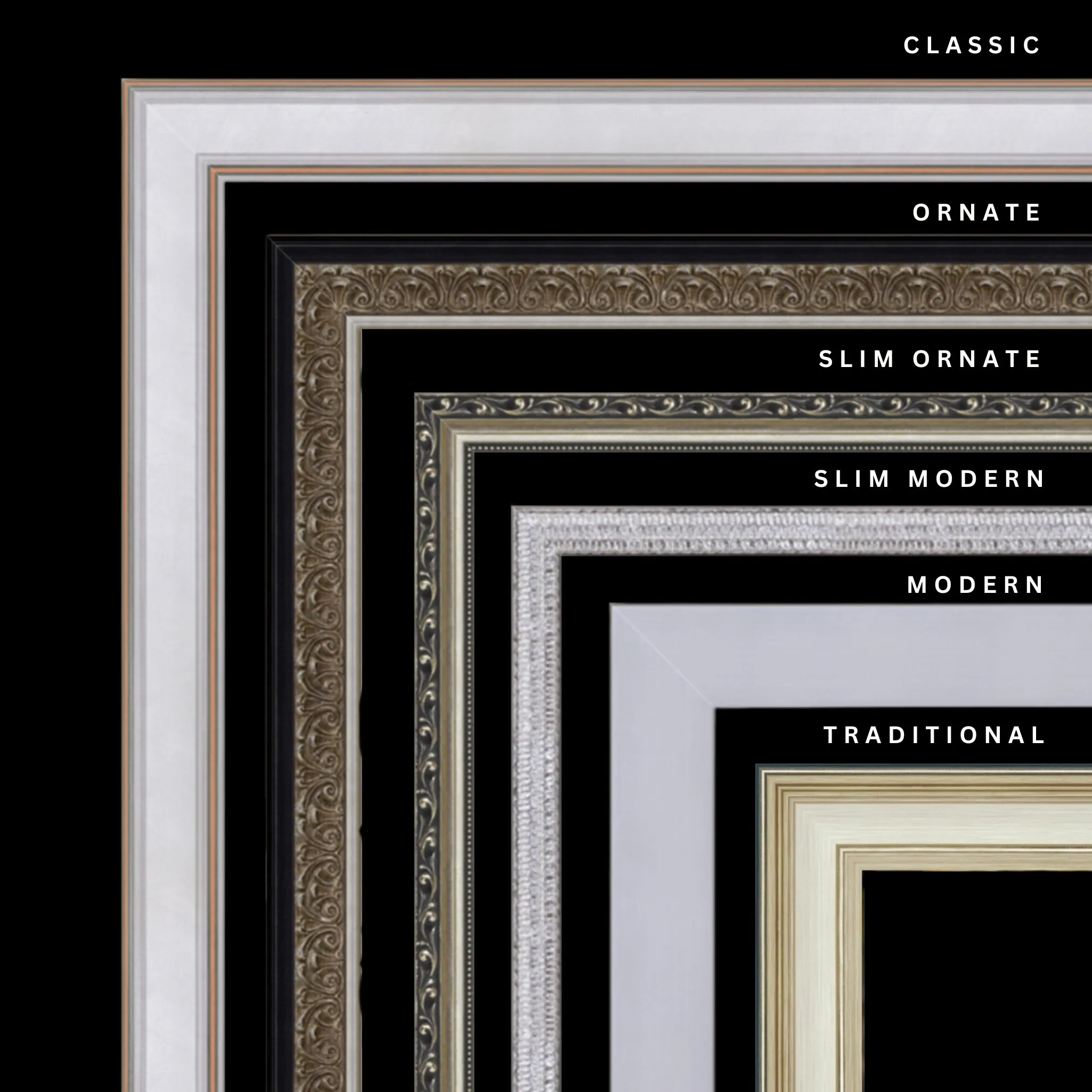 Silver 19x15 Picture Frame Ornate Traditional Classic Antique