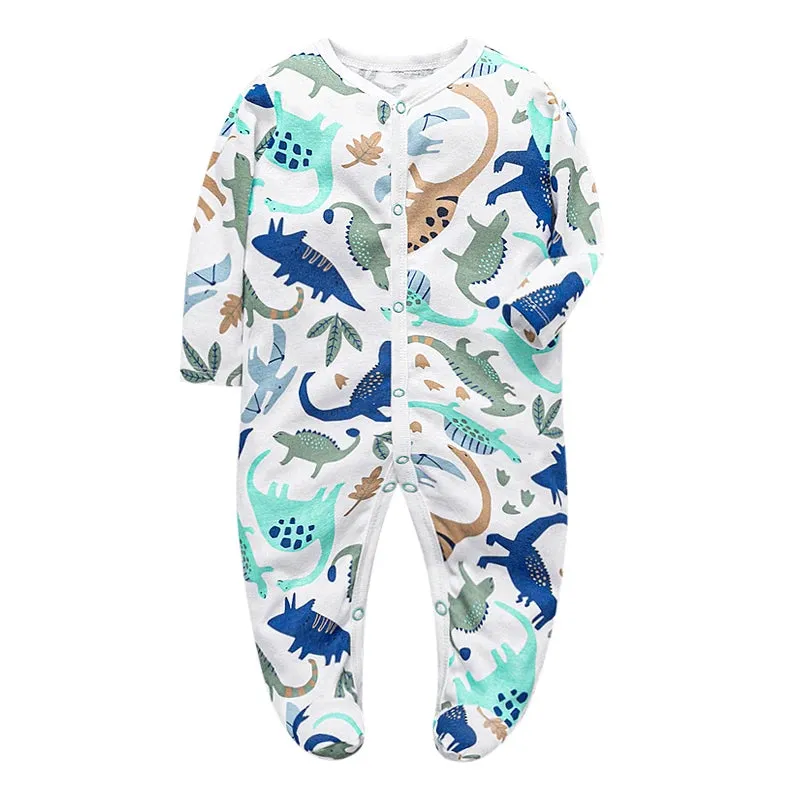 Sleepers Pajamas Onesies - Soft Cotton Baby Sleepwear for 0-12 Months