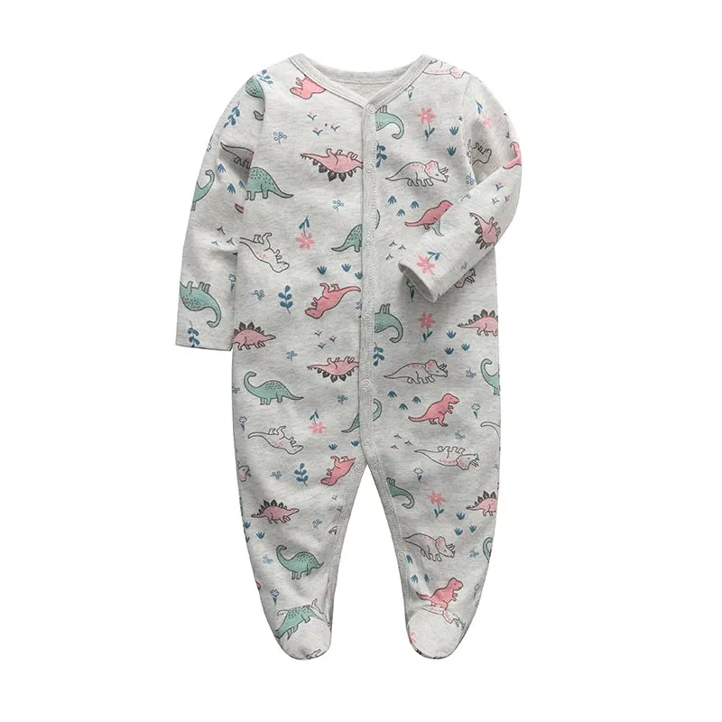 Sleepers Pajamas Onesies - Soft Cotton Baby Sleepwear for 0-12 Months