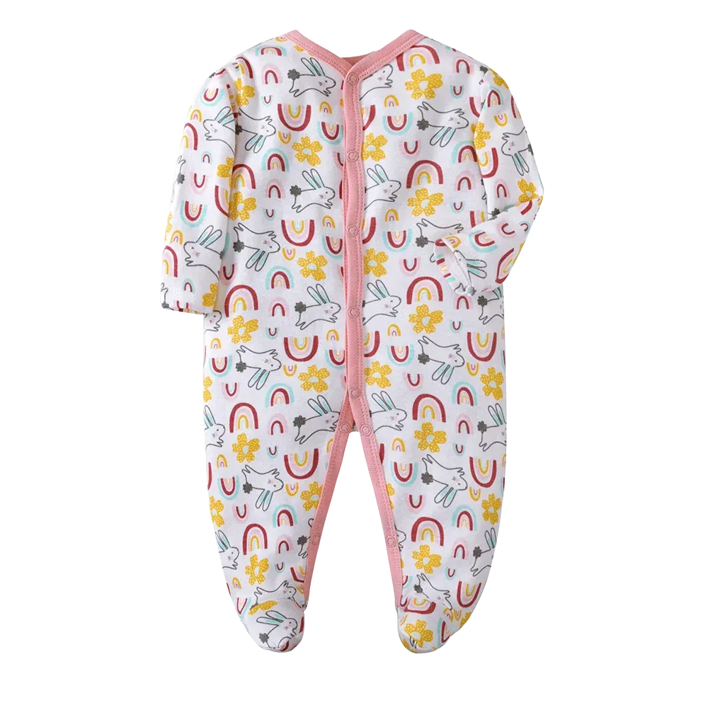 Sleepers Pajamas Onesies - Soft Cotton Baby Sleepwear for 0-12 Months