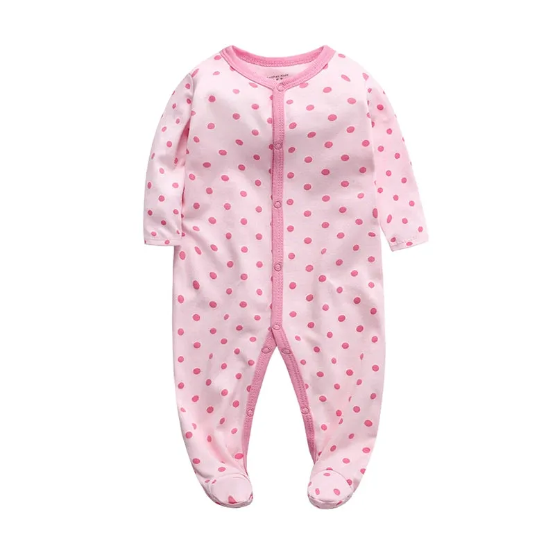 Sleepers Pajamas Onesies - Soft Cotton Baby Sleepwear for 0-12 Months