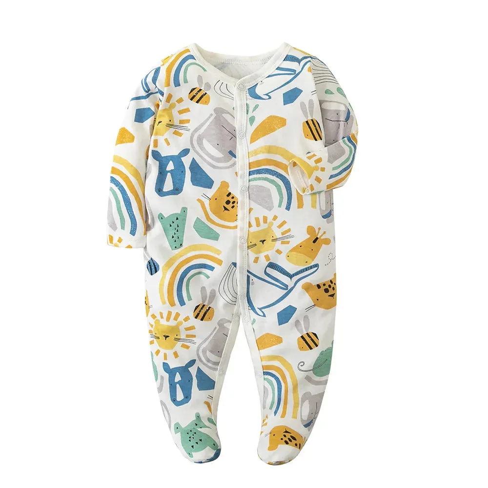 Sleepers Pajamas Onesies - Soft Cotton Baby Sleepwear for 0-12 Months