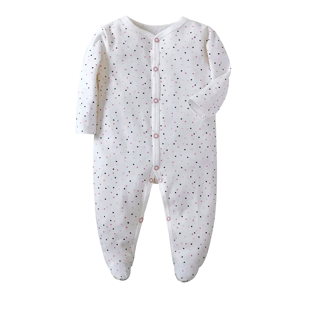 Sleepers Pajamas Onesies - Soft Cotton Baby Sleepwear for 0-12 Months