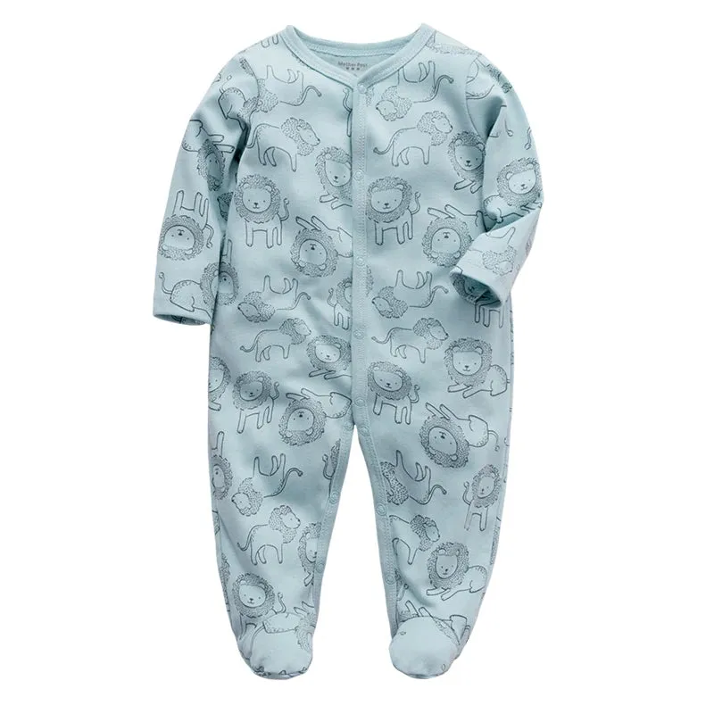 Sleepers Pajamas Onesies - Soft Cotton Baby Sleepwear for 0-12 Months
