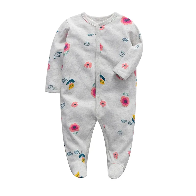 Sleepers Pajamas Onesies - Soft Cotton Baby Sleepwear for 0-12 Months