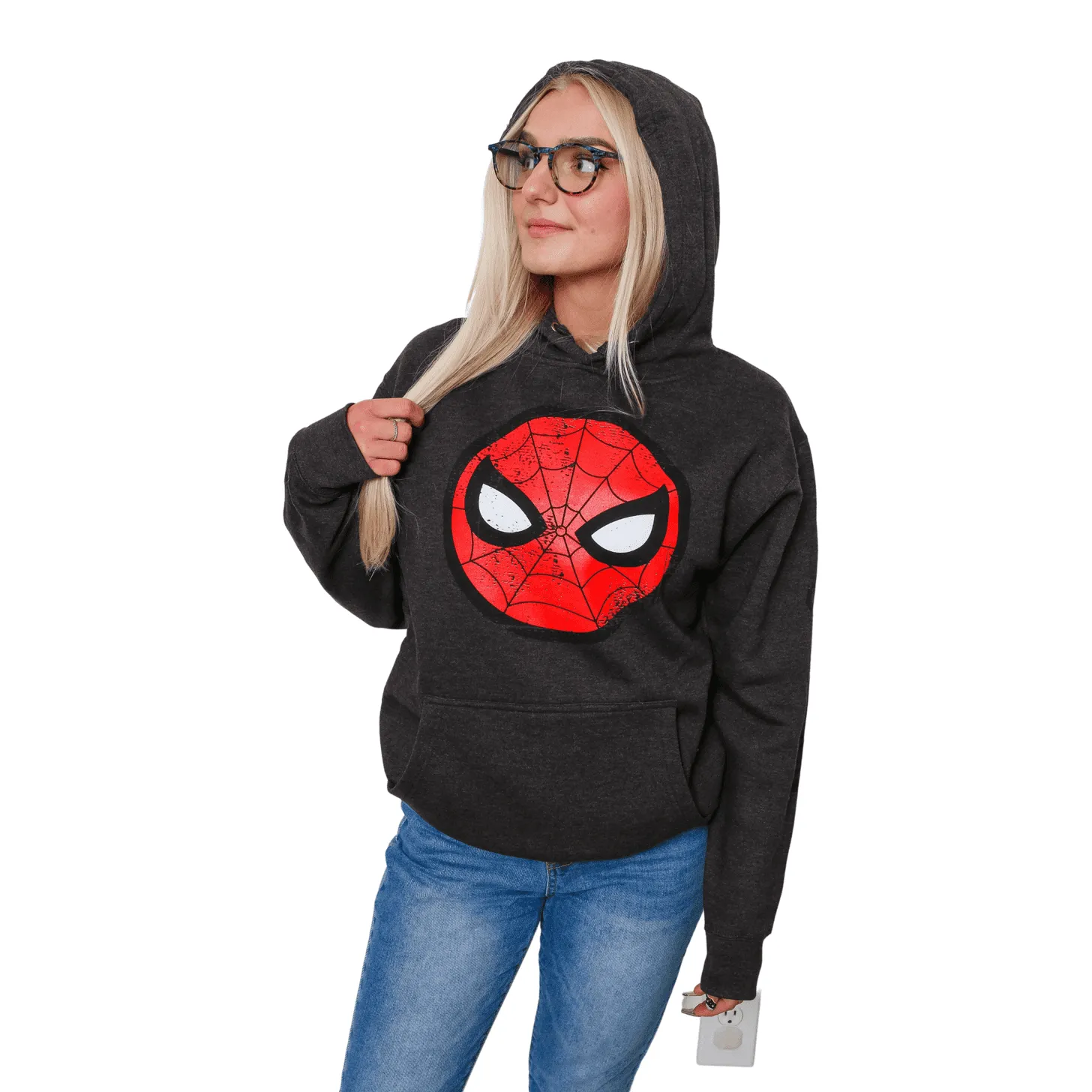 Spider-Man Spidey Web Symbol Marvel Pullover Hoodie