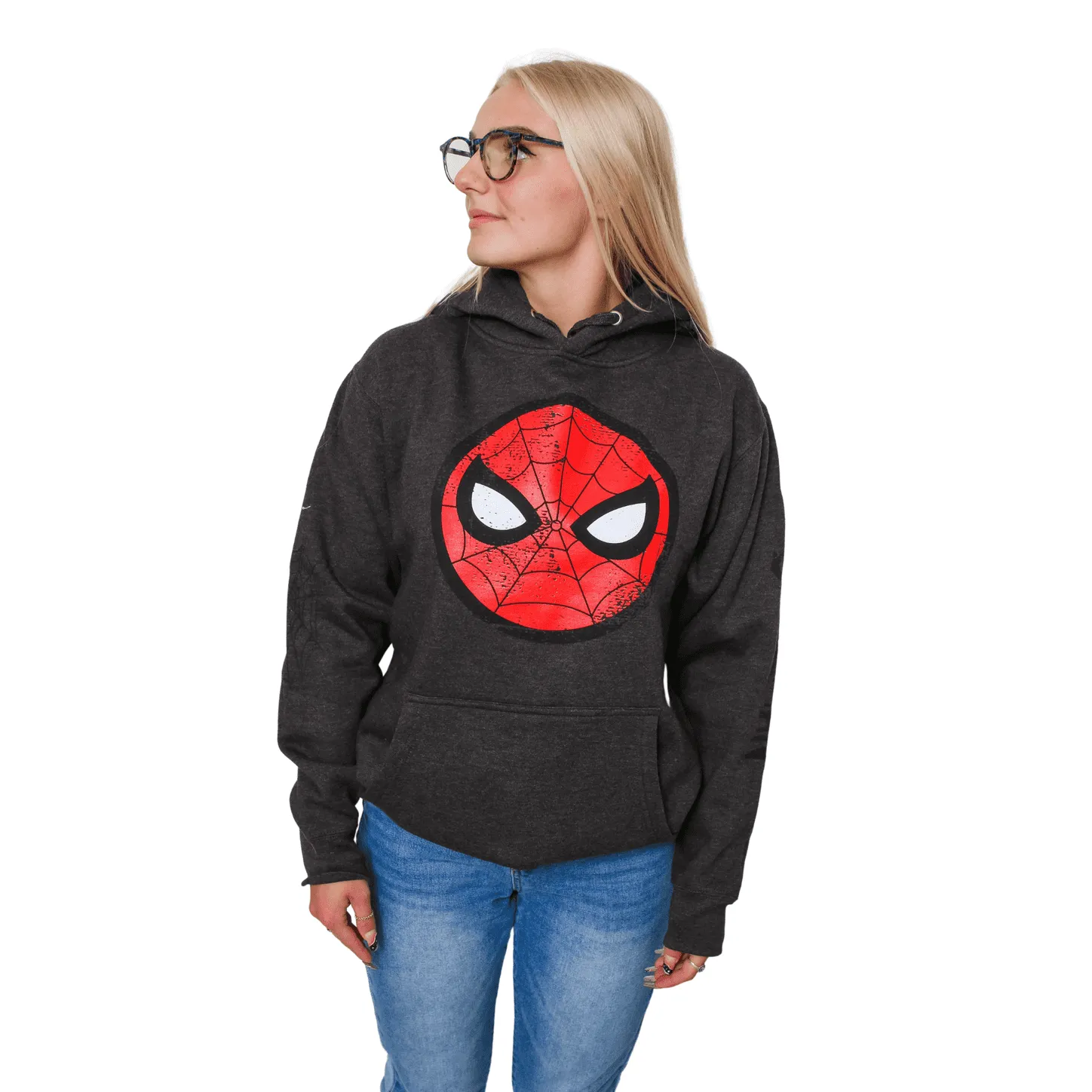 Spider-Man Spidey Web Symbol Marvel Pullover Hoodie