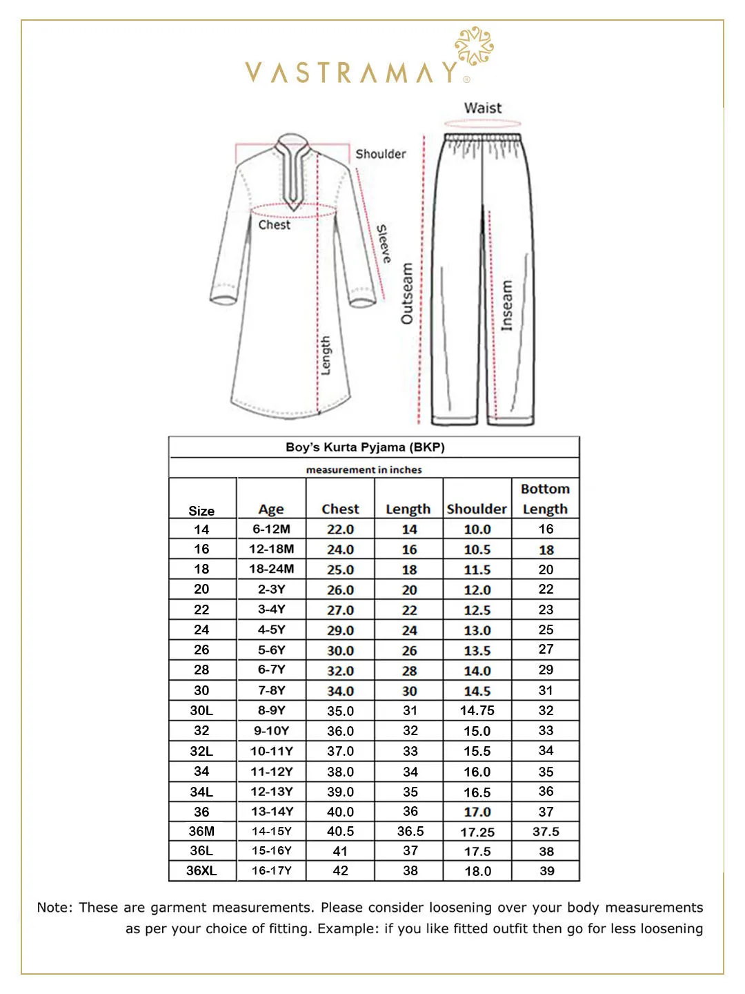 VASTRAMAY Boys' White Silk Blend Kurta And Pyjama Set