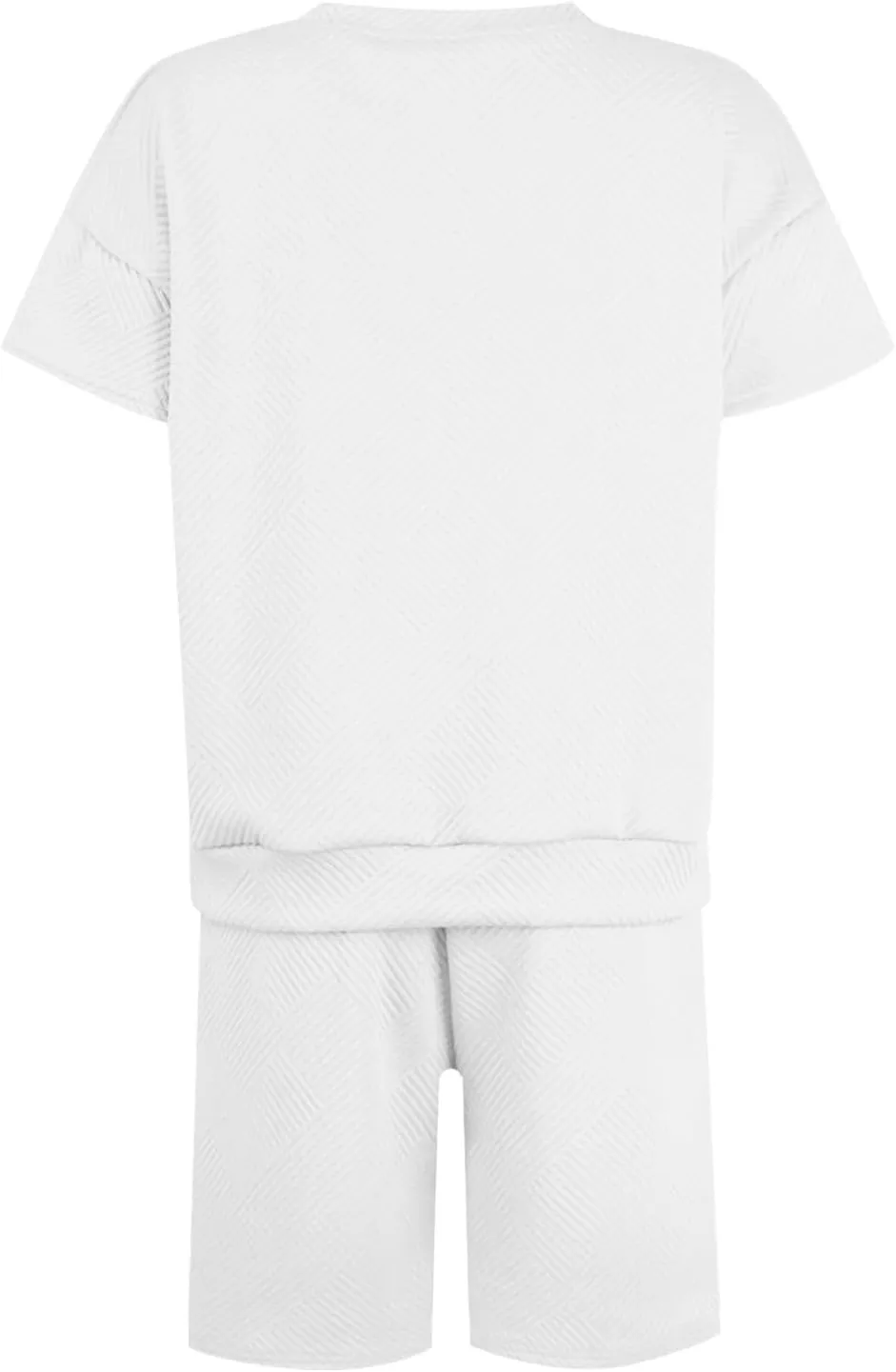 Women's 2 Piece Outfits Lounge Sets Casual Short Sleeve Shirts Shorts Pajamas Sweatsuit Set Spring Outfits 2024
