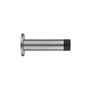 Zoo Door Stop - Cylinder c/w Rose 70mm -Satin Chrome